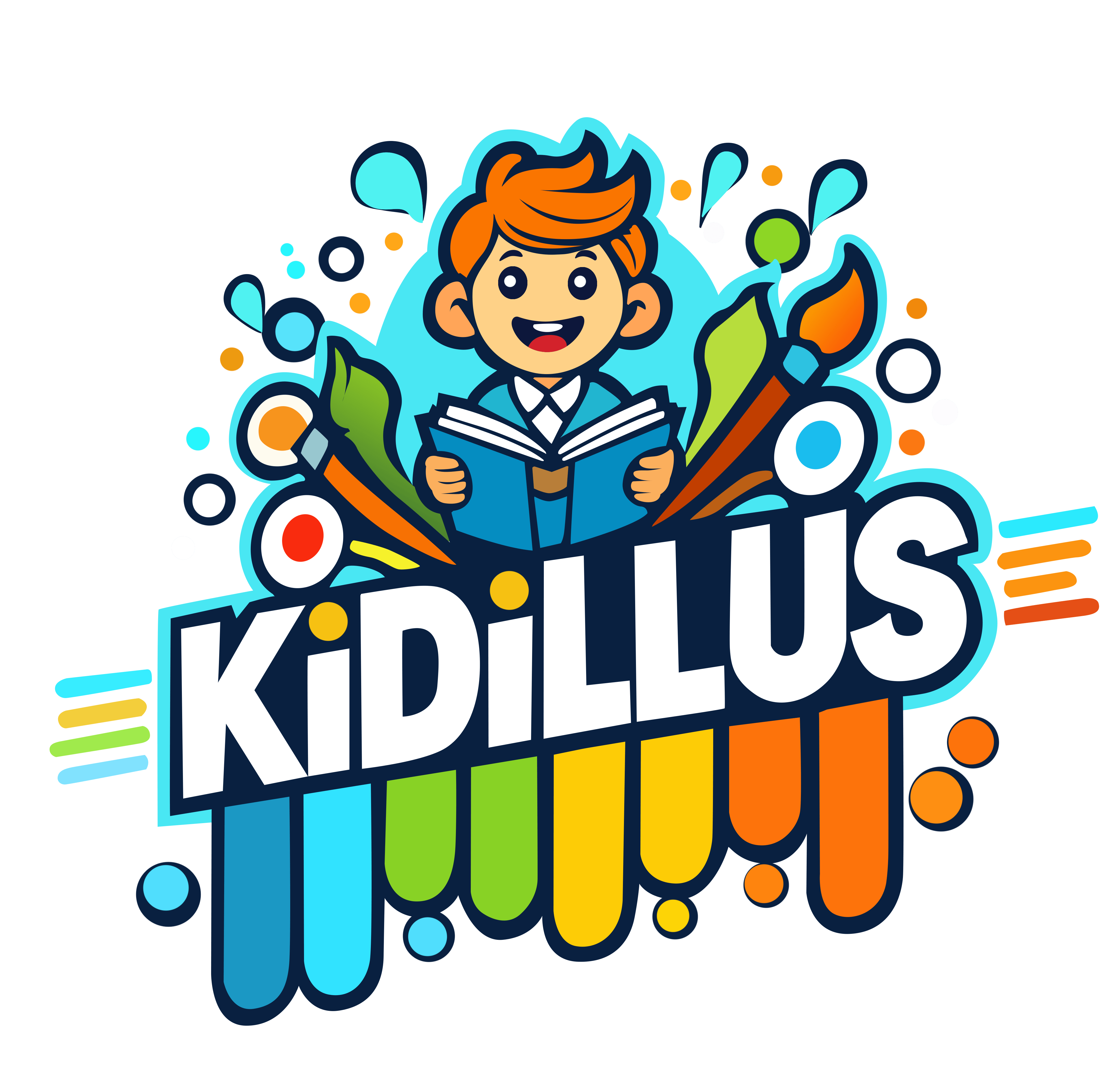 Kidillus Children’s Book Illustration Studio Logo